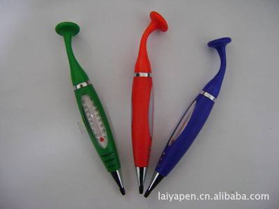 【供應帶溫度計磁鐵筆,多功能工具筆】價格,廠家,圖片,圓珠筆、原子筆,桐廬萊雅文教用品-