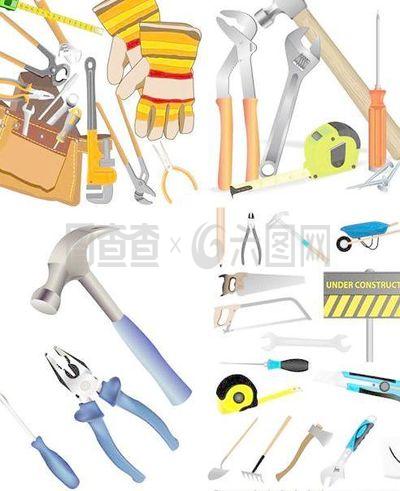 各種五金工具矢量素材